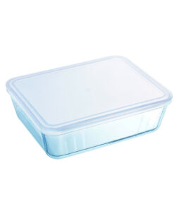 Pyrex Cook and Freeze Glazen Vershoudschaal met Deksel 1.5L