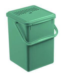 Rotho Bio Afvalemmer + Actief Koolfilter 9L Mistletoe Groen