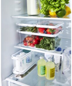 Alternative view of Rotho Cauma Set Koelkastorganizer 4.65L + 2.15L + 2x 1.2L Transparant