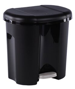 Alternative view of Rotho Duo Pedaalemmer 2x10L Zwart