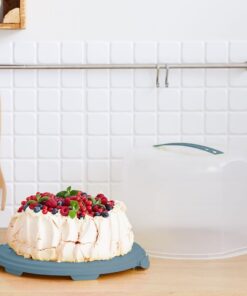 Alternative view of Rotho Fresh Taartdoos XL 35.5x34.5x26 cm Horizon Blauw/Transparant