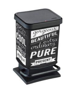 Rotho Paso Pedaalemmer Hipster 20L Zwart