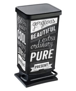 Rotho Paso Pedaalemmer Hipster 40L Zwart