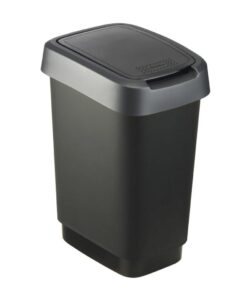 Rotho Twist Afvalbak 10L Zwart