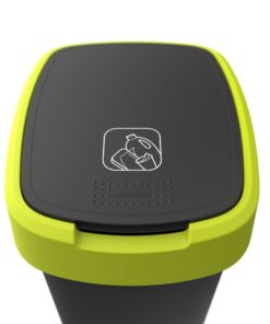 Alternative view of Rotho Twist Afvalbak 25L Lime/Antraciet