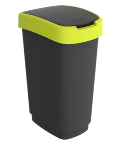 Rotho Twist Afvalbak 50L Lime/Antraciet