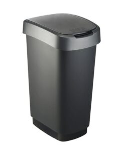 Rotho Twist Afvalbak 50L Zwart