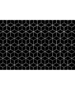 Scanpart Inductie Beschermmat 90x52 cm Zwart/Siliconen