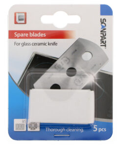 Scanpart R016 Reservemessen voor Keramische Schraper 5 Stuks