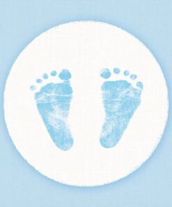 Servetten Baby Voetjes Jongen 25 cm 20 Stuks