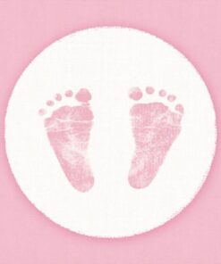 Servetten Baby Voetjes Meisje 25 cm 20 Stuks