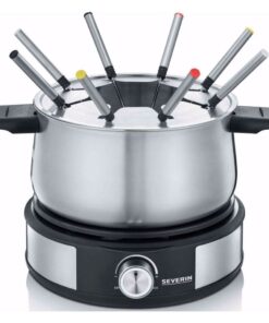Alternative view of Severin FO2471 Fondue-Crêpe Combi RVS/Zwart