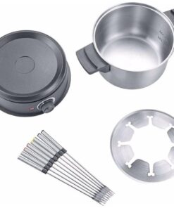 Alternative view of Severin Fondueset + 8 Vorkjes RVS/Zwart