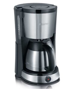 Severin KA9572 Koffiezetapparaat met Thermoskan en Beker Zwart/RVS