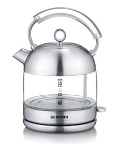 Severin WK3459 Retro Glazen Waterkoker 1.7L 2400W RVS
