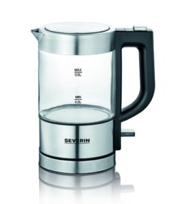Severin WK3472 Glaswaterkoker 0.5L 1000W RVS/Zwart