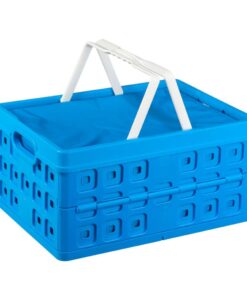 Sunware Square Vouwkrat + Koeltas 32L 49x36x24.5 cm Blauw