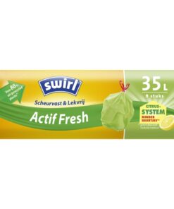 Swirl Actif Fresh Vuilniszakken met Citroengeur 35L 9 Stuks