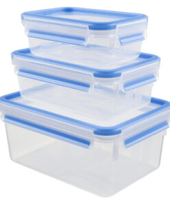 Tefal K30289 MasterSeal Vershoudbakjes 0.55-2.3L 3-delig Blauw