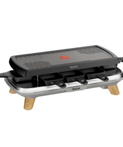 Alternative view of Tefal RE610D 3in1 8-Persoons Raclette Zwart/RVS/Hout