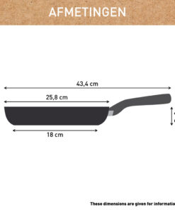 Alternative view of Tefal Renew Black Koekenpan 24 cm Zwart