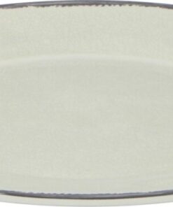Tom Dinerbord 25 Cm Melamine 229 Gram Wit/grijs