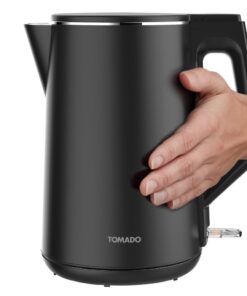 Alternative view of Tomado Dubbelwandige Waterkoker 2200W 1.5L Mat Zwart