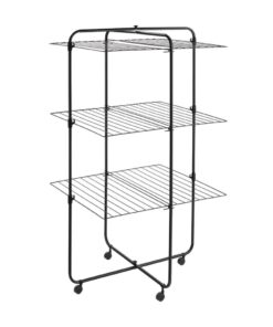 Tomado-Metaltex Dijon Onyx Droogtoren 33 m Drooglengte Zwart