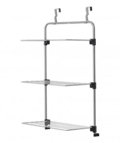 Tomado Metaltex Droogrek Gale Deurhanger 11M Zilvergrijs