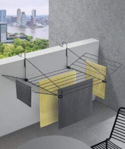 Alternative view of Tomado Metaltex Hangdroogrek Tilburg 12M Mat Zwart