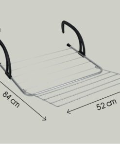 Alternative view of Tomado Seram Hangdroogrek 7M Drooglengte Verstelbare Armen Zwart