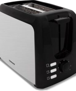 Alternative view of Tomado TBT2001B Broodrooster Zwart/RVS