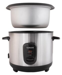 Alternative view of Tomado TRC1001S Rijstkoker 1L RVS/Zwart