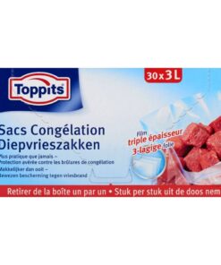 Toppits Diepvrieszakjes 3L 30 Stuks