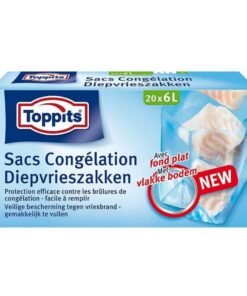 Toppits Diepvrieszakjes 6L 20 Stuks