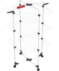 Vileda Mixer 3 Droogrek 30 m Drooglijn Wit/Zwart/Rood