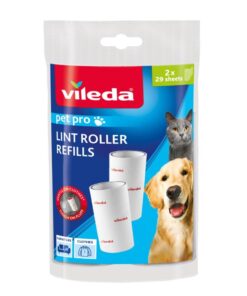 Vileda Pet Pro Vervanging Kleefborstel 2 Rollen 58 Sheets