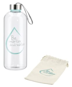 Xavax Glazen Drinkfles Water Power 1 L Turquoise