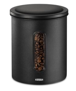 Xavax Koffieblik Voor 500 G Bonen Of 700 G Poeder Luchtdicht Aromadicht Zw